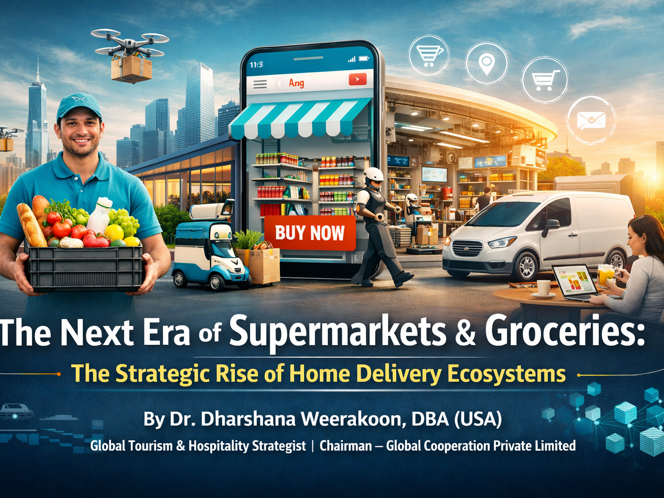 Home delivery supermarket model