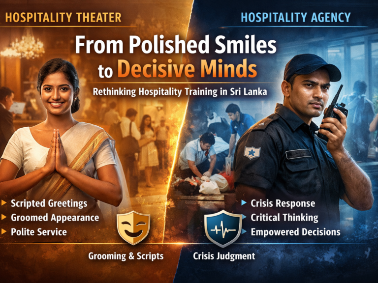 Hospitality training in Sri Lanka