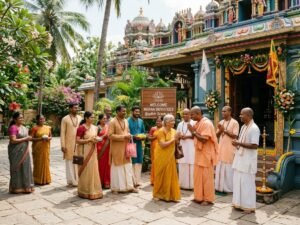 Indian devotees in Sri Lanka